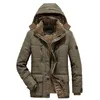 Mens Jackets Hommes loisirs velours épais manteau chaud imperméable polaire à capuche hommes veste extérieure hommes manteaux chapeau coupe-vent Parka hommes 220912