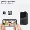 Беспроводная камера дверного звонка с Cheme Wi -Fi Видео Дверь Звонки Дома безопасности Комплект Дверь колокол Бесплатный облачный хранение