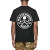 Camisetas para hombres 22SS Hombres de alta calidad Mujeres Mastermind Japana Estilo Camiseta Dark Skull OversizeMMJ Manga corta Cotton305U