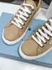 Hot shoes Nylon Gabardine Sneaker Chunky Scarpe con suola leggera per le donne White Blue Desert Beige Platform Canvas Sneakers Ispirato 35-41