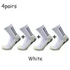 Chaussettes de sport 4pairsset Football Anti Slip Grip Baseball Soccer 220912