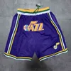 Basket shorts bara Don Snow Mountain Edition b￤r sportbyxa med fickdragare Sweatpants Hip Pop Bck Purple White Blue Orange