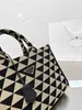 Borsa a mano Piccola borsa in tessuto jacquard Symbole Borse a tracolla Tote Borsa da donna Designer Shopping bag borsa a tracolla di lusso di alta qualità Cross Body Handb