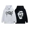 Designer Modemerk Hoodie Revenge Keel Skull Print Hooded en Cashmere Sweater Male paar High Street losse jas