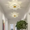 Plafondlampen modern voor woonkamer gangpad corridor keukenstudie acryl indoor verlichting bloem hal led lamp home decor