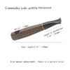 MUXIANG Wooden Mini Handmade Tobacco Pipe Smoke Accessory Cigar Pipe Portable Straight Smoking Pipes 9mm Filter ad0081 ac00345185970