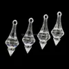 Décoration de fête 6 / 12pcs Clear Acrylique Perles de diamant suspendu pour le mariage Chandelier Party Craft Home Decoration Decoration Crystal Pendant 1 DHC01
