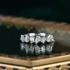 Wedding Rings Custom S925/9K/10K/14K/18K/PT950 1.8ct Total Irregular Pear Marquise Baguette Cut 220912