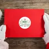 Gift Wrap 500 Sheets/Roll of Merry Christmas Day Stickers Självhäftande klistermärke Etiketter för DIY