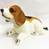 Interior Decorations Car Ornament Resin Shaking Head Beagle Dog Lovely Puppy Accessories Cushion Decoration Nodding Doll Plush Dashboard