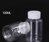 100 ml transparente garrafa de plástico de animais de estimação de amostra de garrafa líquida de líquido Garrafas de maquiagem Ferramenta de maquiagem SN4139