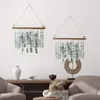 Decoratieve bloemen kunstmatige eucalyptus stengels blad faux takken muur hangende decor planten wit geld kerst bruiloft