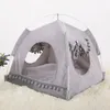 canile penne Cat Dog Lettiera Tenda Kennel Pieghevole Indoor Teepee Pet House Traspirante Cucciolo Tenda Letto Forniture per cani 220912