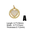 Pendant Necklaces OCESRIO Eagle Medallion Disc Pendants For Jewelry Making Gold Plated Copper Zircon Components Supplies Pdta646