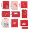 Tebrik Kartları El Yapımı Kartpostal Greeting Hediye Kartı MTI-Styles Doğum Günü Boş Kağıt Lazer Kesme Vintage Davetiyeleri Özel Dhadh ile Özel