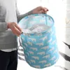 Storage Bags Cloth Art Folding Geometry Dirty Clothes Toys Bucket Household Basket Laundry