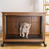 chenils stylos Cage pour chien en bois Chenils pour animaux de compagnie Meubles de maison Maisons pour chiens d'intérieur Clôture Maison pour chiens Villa universelle moderne pour chiens Creative Cat House 220912