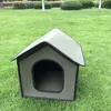 penne per canili Grande casa per cani da compagnia Letto pieghevole per esterni Impermeabile resistente alle intemperie Cat Kennel Nido con imbottitura interna Riparo per animali domestici Tenda per cani 220912