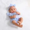Bambole 45 cm Bebe Reborn Silicone Babi Doll Ragazze Realistiche Full Body Cute Kawaii Giocattoli Regali di Natale Giocattolo per bambini 220912