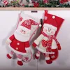 Decorazioni natalizie Calzino Bambini Sacchetto di caramelle Regalo Babbo Natale Pupazzo di neve Calzini Albero di Natale Ornamento Calza Decorazione per la casa 220912