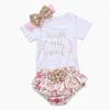 Roupas Conjuntos de roupas verão fofo bebê menina floral manga curta tutu shorts renda calças Princesa roupa roupas 2pcs Conjunto