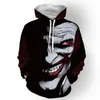 Sweats à capuche pour hommes 2022 The Pennywise IT Clown Stephen King 3D Hommes / Femmes Halloween Party Cosplay Sweat-shirt Horreur Funny Hoody Clotyes