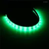 Cordes 18 LED bande lumineuse SMD PCDC12V rouge bleu vert jaune blanc chaud coque d'ordinateur bande flexible étanche