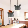 Pendant Lamps Nordic Modern Light Macaro Indoor Cute Led Metal Hanging Dining Room Loft Cafe Bedroom Home Kid's