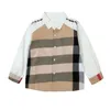 Boys shirts for Girls British Plaid child Shirts kids school Blouse tops clothes Kids Children plaid 27 years4820008