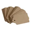 Opakowanie prezentów XD-200X Rustykalne 40 mmx70mm zapinane karta papierowa Kraft pusta brązowa metka ślub