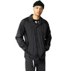 Мужские куртки Nylon Hip Hop Streetwear Plain Black Juper