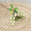 Dekorativa blommor 10st Simulering Fruits Christmas Berry Blueberry Single Branch Foam Plants Artificial Wedding Garden Office Home Decor