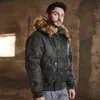 Мужские куртки MGP Короткая талия Parka Winter Classic Water -устойчивые мужчины езды на велосипеде велосипедной велосипедной велосипедной велосипедной теплой верхняя одежда 220912