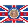Rainha Elizabeth II Bandeira 3x5 pés Banner British 70th Party Decorações por atacado