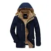 Mens Down Parkas Mens Casual Jacket Fashion Winter Parkas Male Fur Trench tjock överrock Uppvärmda jackor Bomull Varma rockar långsiktiga 220912