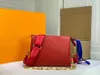 Высококачественный дизайнерский пакет роскошные сумки для сумки маленькая сумочка сумки сумки волны женские мешки с цепью мешки с кроссбоди пять цветов
