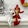 Kerstspeelgoedvoorraden Abxas elf pop clown hanger ornamenten decor hangende decoratie navidad jaar geschenken kinderen 220912