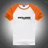 T-shirts pour hommes Sea Doo Seadoo Moto 2022 Chemise d'été pour hommes Bloc de couleur unie Col rond Manches courtes Raglan Sport décontracté de haute qualité