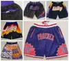 2022 shorts masculinos de basquete apenas não costurados com zíper de bolso malha de malha retro esporte s-3xl