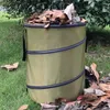 Cestas de armazenamento Bolsa de lixo de armazenamento de lixo colaps￡vel lixo de folhas de jardim colaps￭vel lata de lata de folha de jardim e para camping coleta de grama 220912