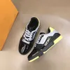 Designer Fashion Trainer Sneaker Intage Casual schoenen Virgils Alligator-ingeblikte zwart grijs bruin wit groen kalfleer Franse Ablohs Mens Shoe Klmj M000001