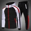 Tute da uomo Tuta da uomo Pantaloni Tuta da jogging 2 pezzi Tuta Autunno Inverno Uomo Abiti Abbigliamento sportivo Corsa Tuta da ginnastica Abiti larghi Uomo 220909