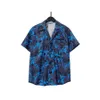 2022 Mens Summer Designer Shirts Fashion BAROCCOFLAGE Hawaii Floral Print Casual Shirt Men Slim Fit Short Sleeve Beach Clothing