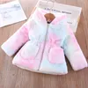 Jackets Winter Girls Coat Dikke plus fleece Gedekte luipaard lange mouwen katoenen kinderen S Girl Cleren Zipper 220912