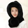 Beretten Winter Warm Bont Hat With Ear Flaps Vrouwen Dikke dop Haped Lady Outdoor Windvrije zachte bantelen voor Russische stijl#G