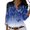 Blouse Blouse Blouse Butterfly Print met dames