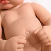 Muñecas 45cm bebe silicone babi muñeca muñecas vidas de cuerpo completo