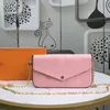 plånbok modepåsar designer crossbody lyxväska handväska liten läderväska sätta byte tangenter kort borttagbara kedja och fickor mjuk kornläder 21,0x 12 cm x 3 cm