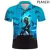 Men's Polos 2022 Summer Aquaman 3D Printed Shirt Men Camisas Cool Streetwear Fashion Harajuku Short Sleeve Hombres Ropa