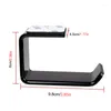 Hooks Acrylic Headphone Stand Bracket Display Shelf Kitchen Wall Mount Hook Headset Hanger